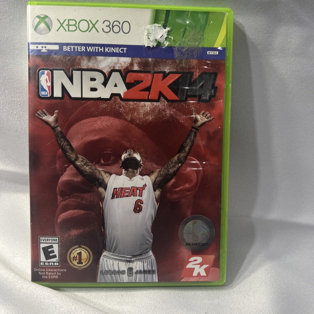 2K Games NBA 2K14 Video Game Xbox 360 OS Green LeBron James Basketball